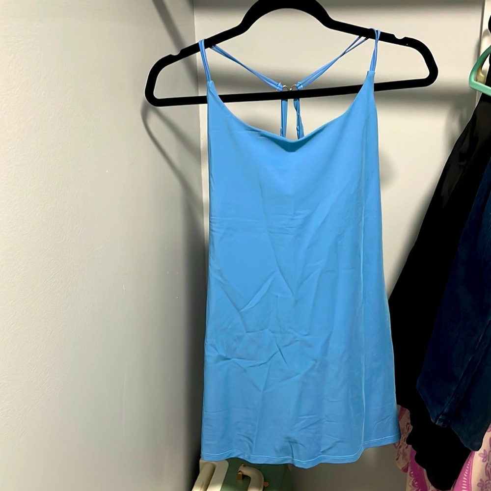 Abercrombie and Fitch blue sporty dress with built in shorts- small petite